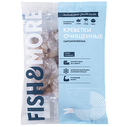 "FISH & MORE" креветки Ваннамей “Королевские“ очищенные с хвостом без пищевого тракта